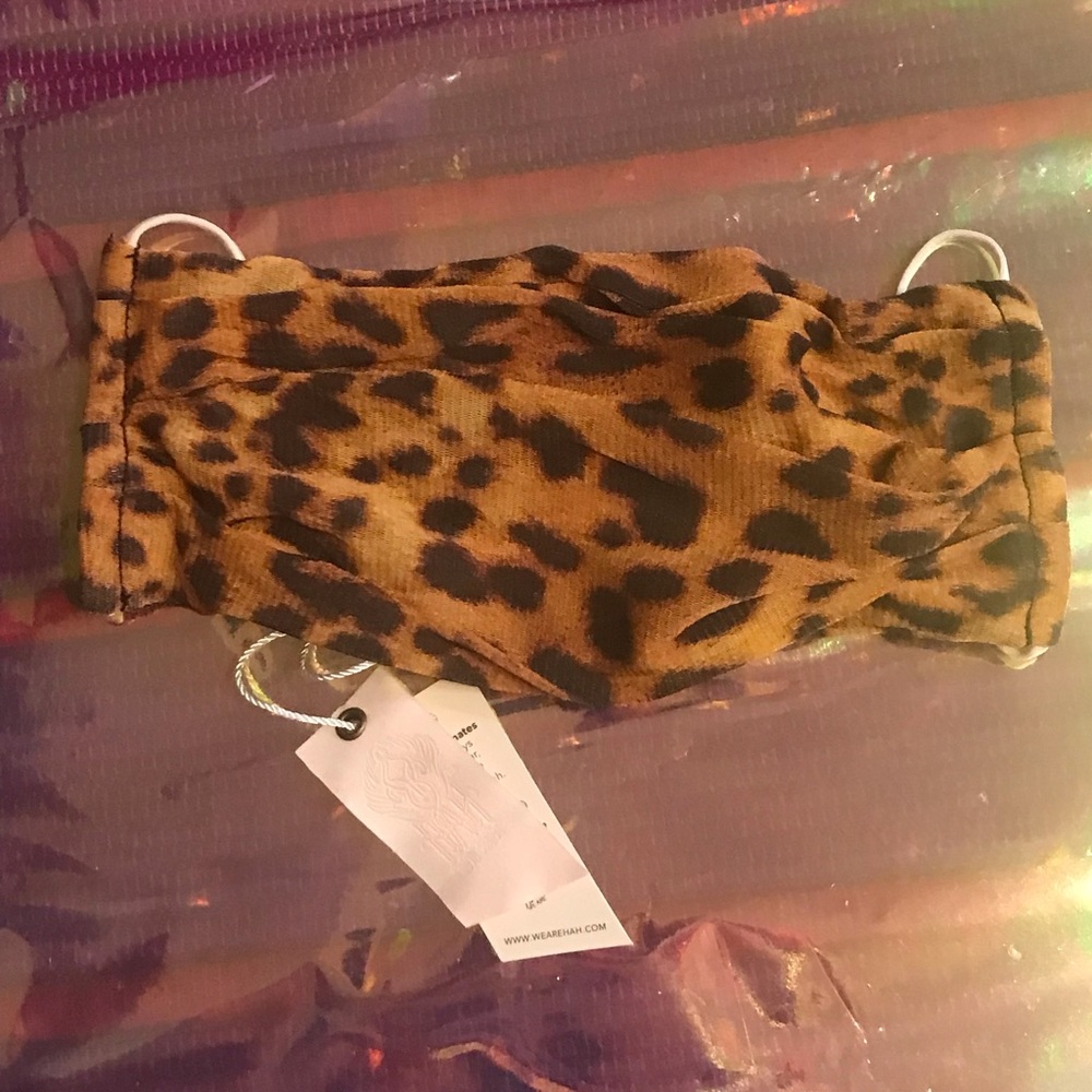 WeAreHah Animal Print Face Mask NWT